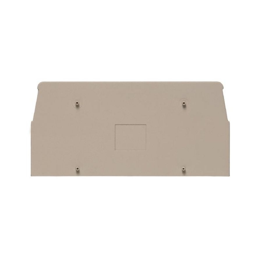 Afsluit- eindplaat d.beige h:68.5mm b:1.5mm V-0 VVE=20
