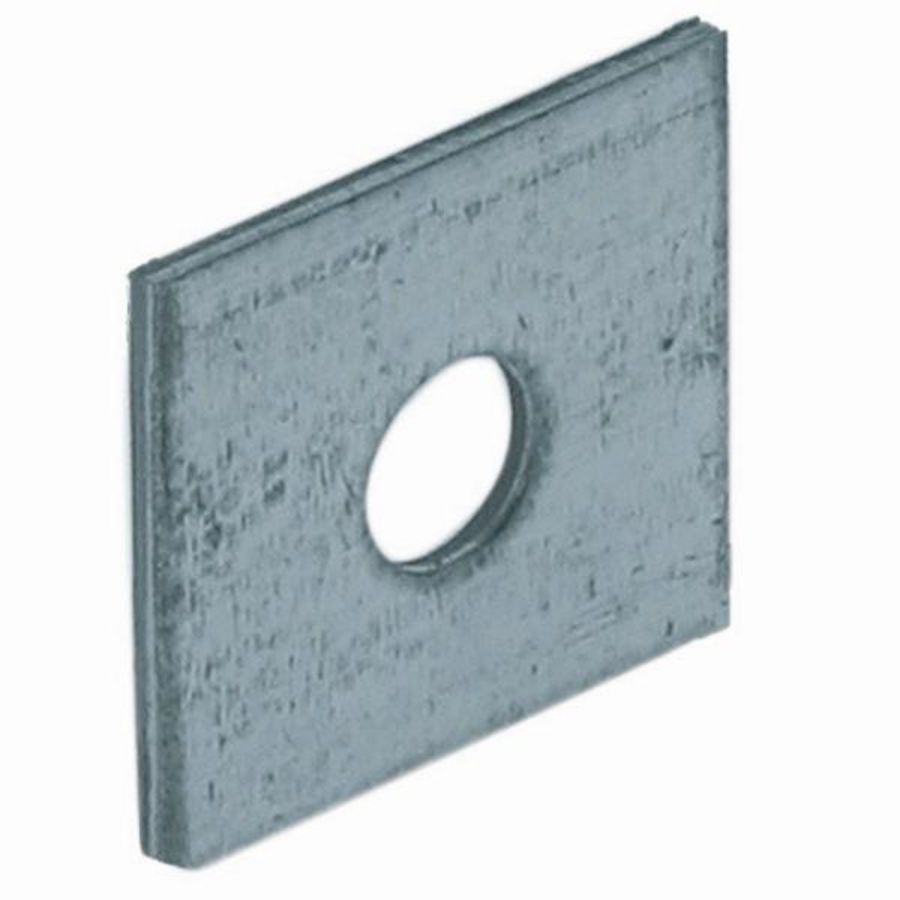 Vierkante sluitplaat DIN436 M10 30x3mm verzinkt VVE=100