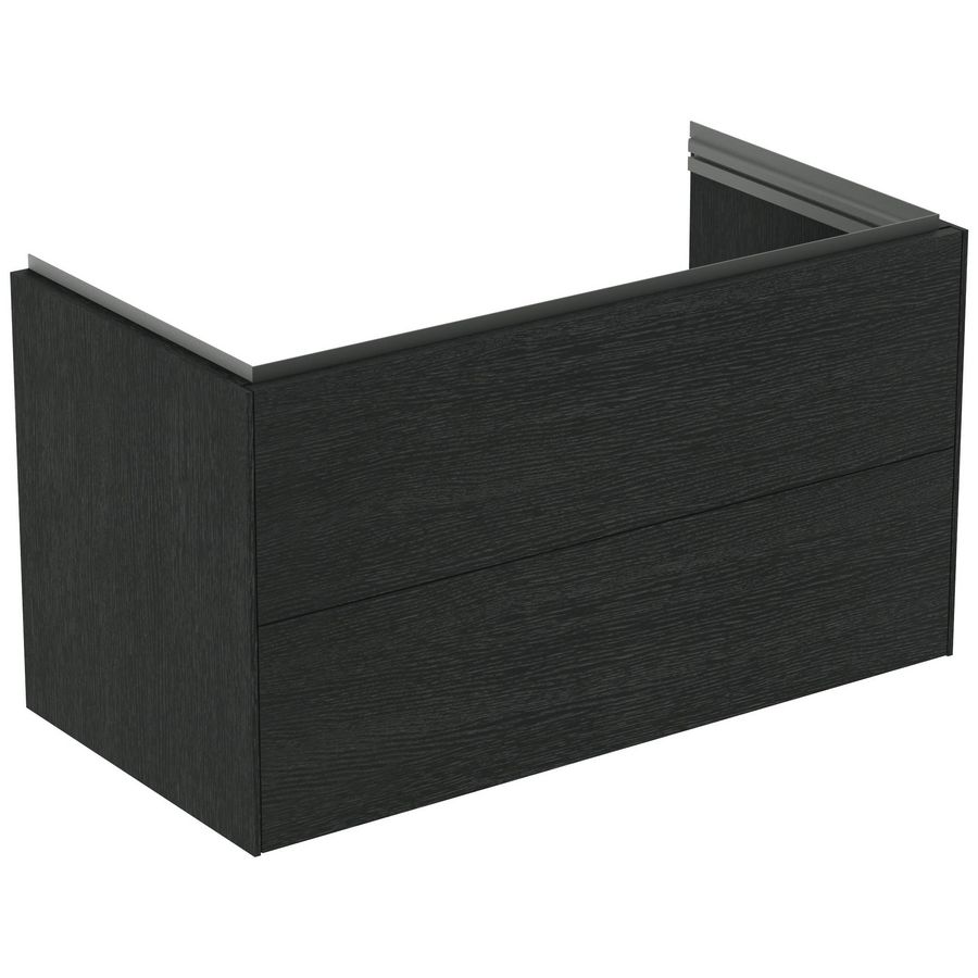 conca wastafelmeubel 1000x505x555mm m 2 laden smoked oak T45