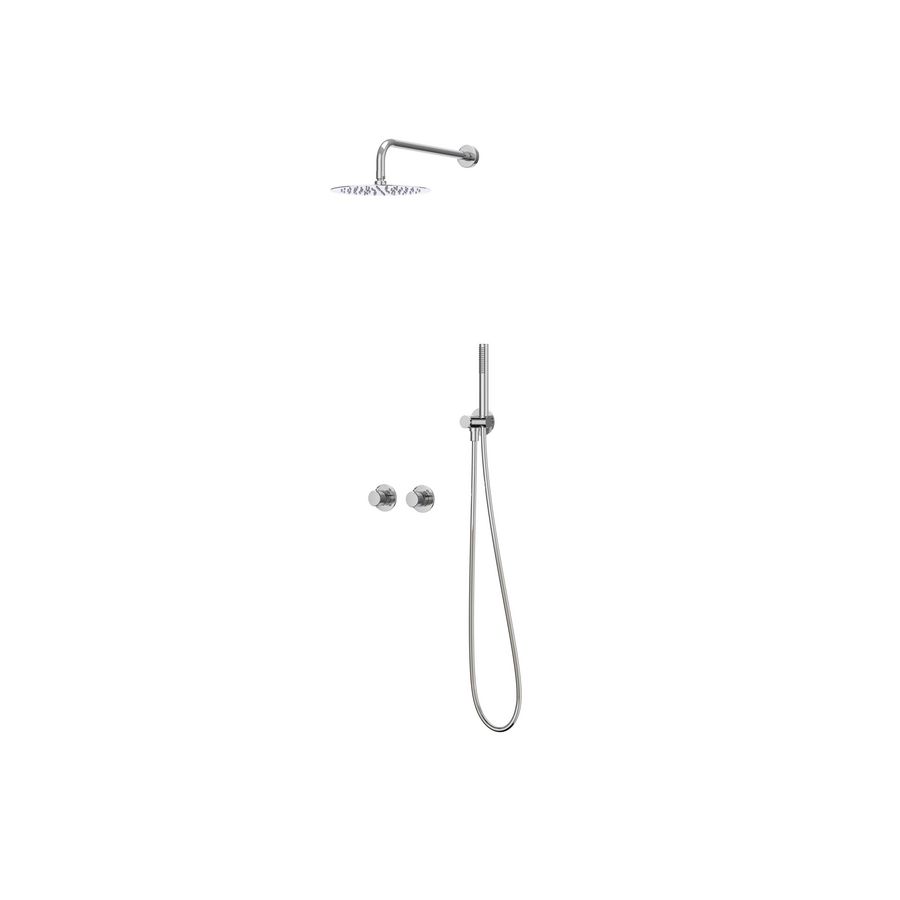 Afbouwdeel regendouche IVY combiset Nexus 3 inbouwthermostaat chroom CSN3EXCRABAC excl. inbouwbox