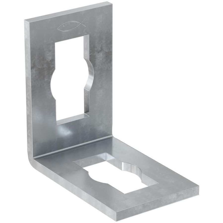 Railhoek PFAF 2/90° therm. verzinkt VVE=25