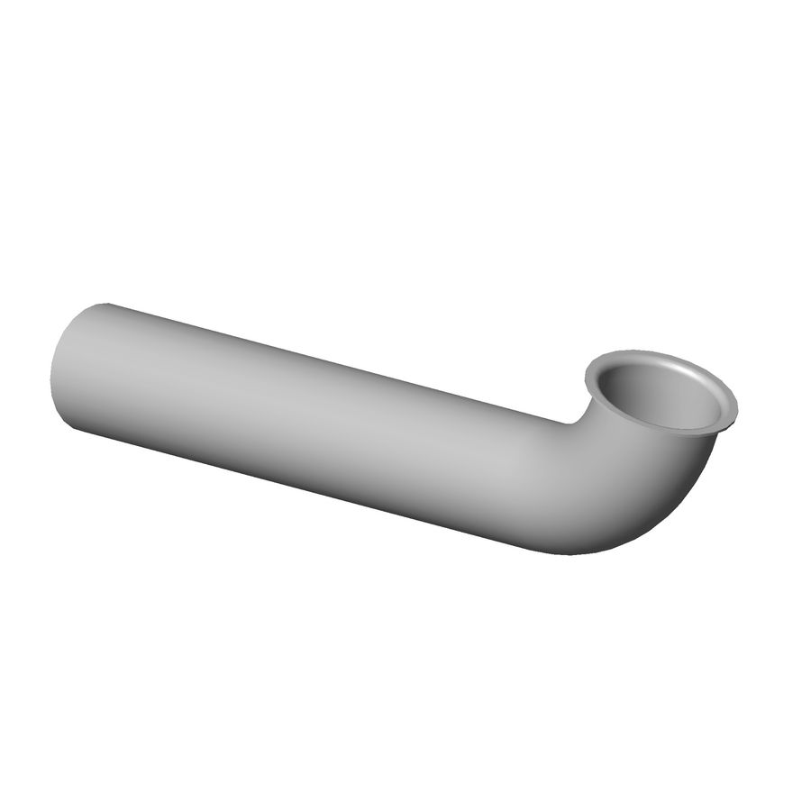 Buis geurafsluiter 38,5X54X212,5mm-BG
