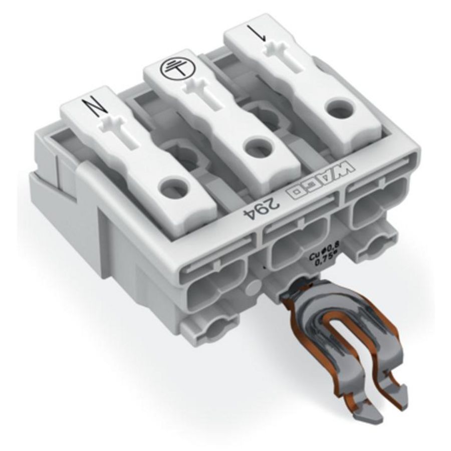 Kroonklem Drukknop extern HA PE-klikcontact 294-4353 VVE=500