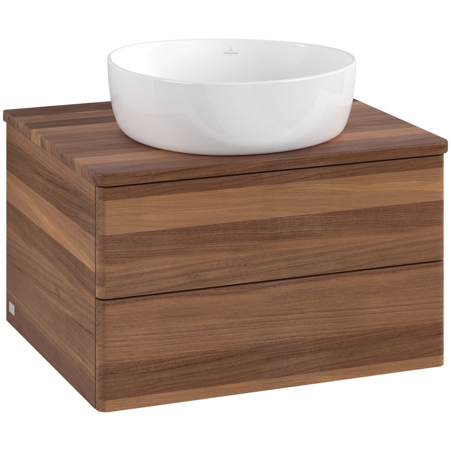 Wastafelonderkast Antao 600x360x500mm Warm Walnut K18012HM