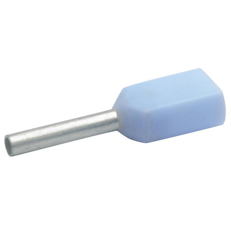 Adereindhuls dubbel blauw 0,25mm² 8678 VVE=100