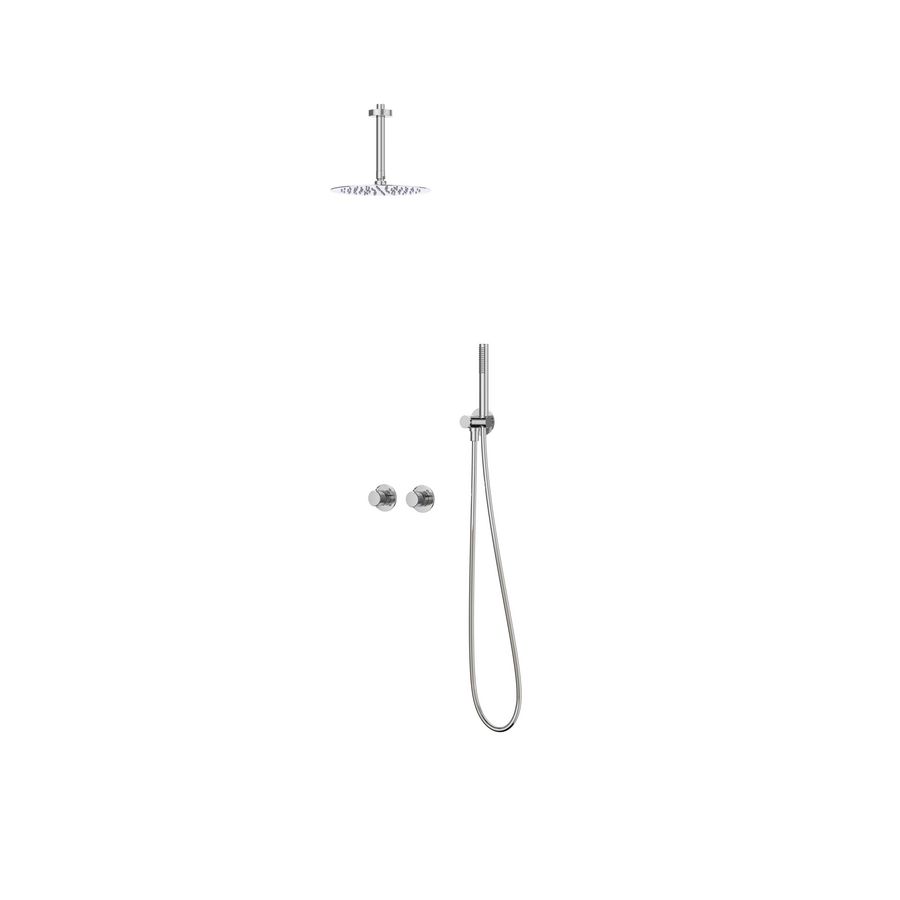 Afbouwdeel regendouche IVY combiset Nexus 3 inbouwthermostaat chroom CSN3EXCRABBC excl. inbouwbox