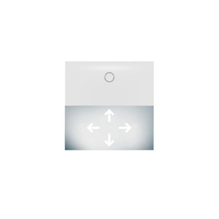 Douchevloer BetteFlat 1200×1200mm Jasmin Anti-Slip Pro