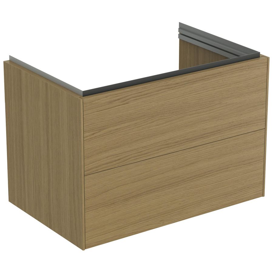 conca wastafelmeubel 800x505x555mm m 2 laden light oak T4574