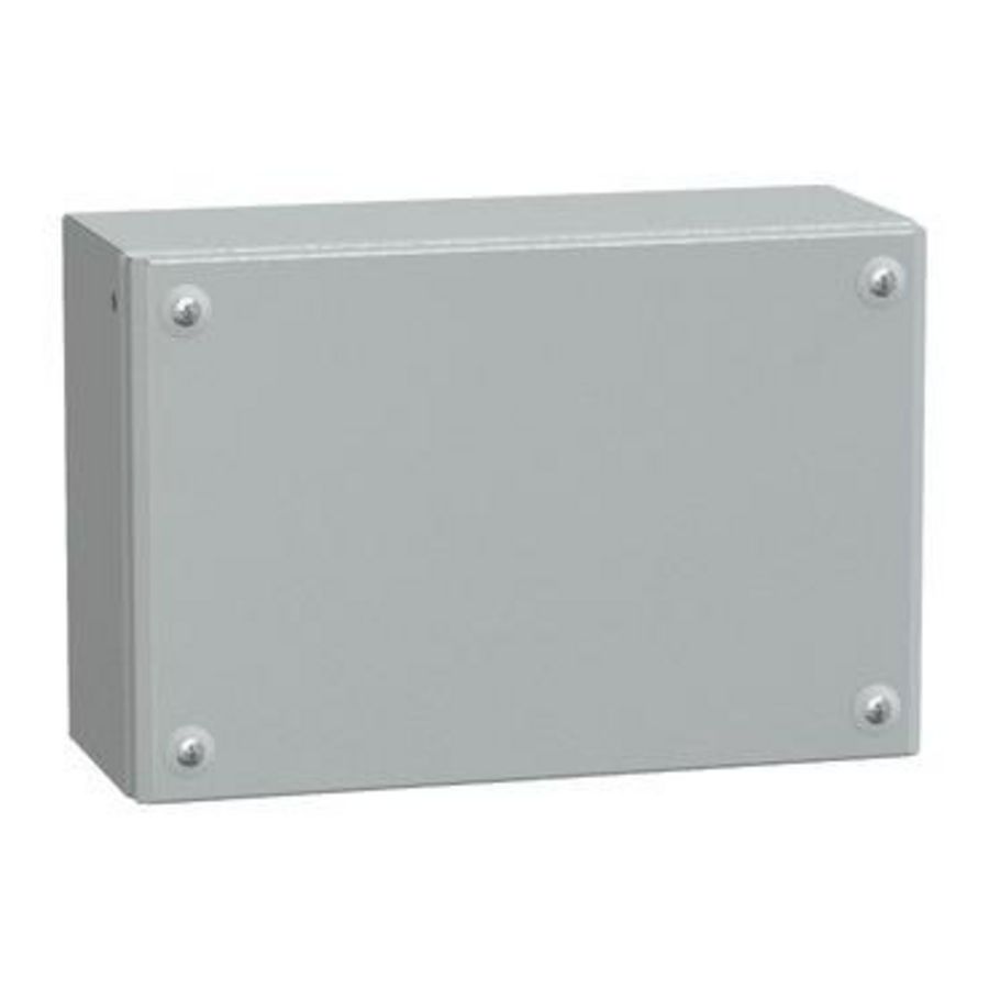 IndustriEle doos Volle deur 200x300x120mm IP66 IK10 Metaal -