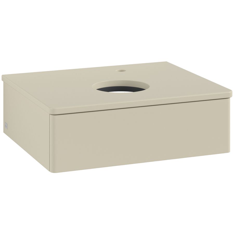 Wastafelonderkast Antao 600x190x500mm S.Grey Matt Lacquer K07050HJ