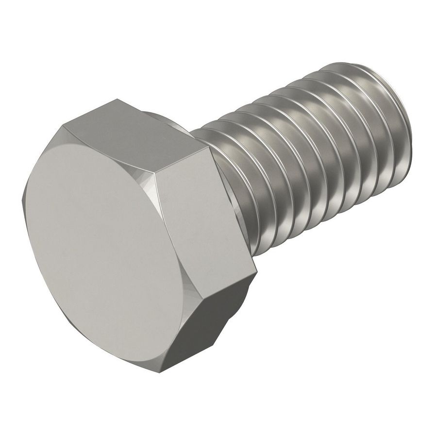 Zeskantbout M10x20mm rvs blank delt VVE=100