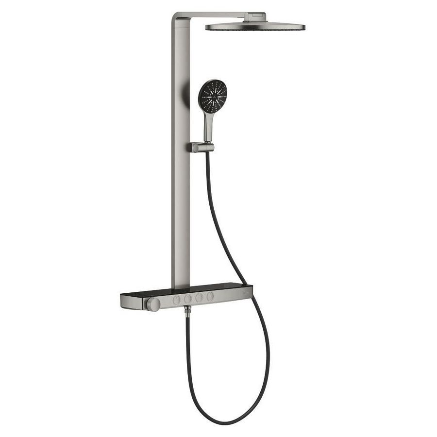 Douchesysteem Smart. 360 Rond, Duo, Supersteel  (Spa)