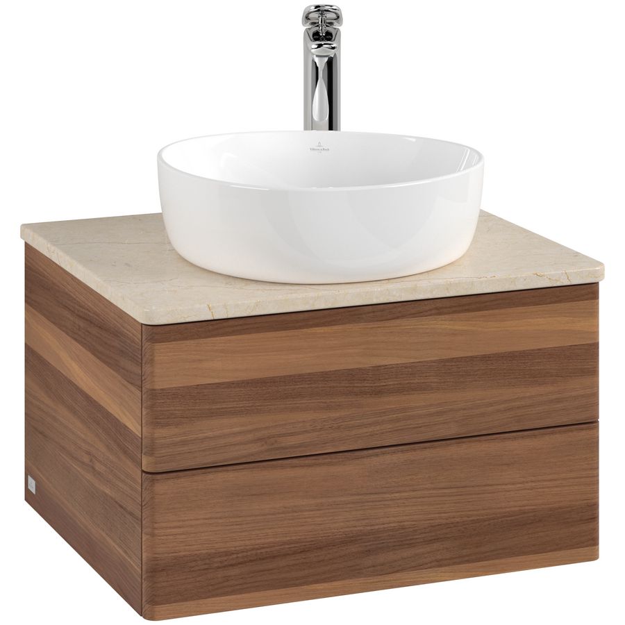Wastafelonderkast Antao 600x360x500mm Warm Walnut K18053HM