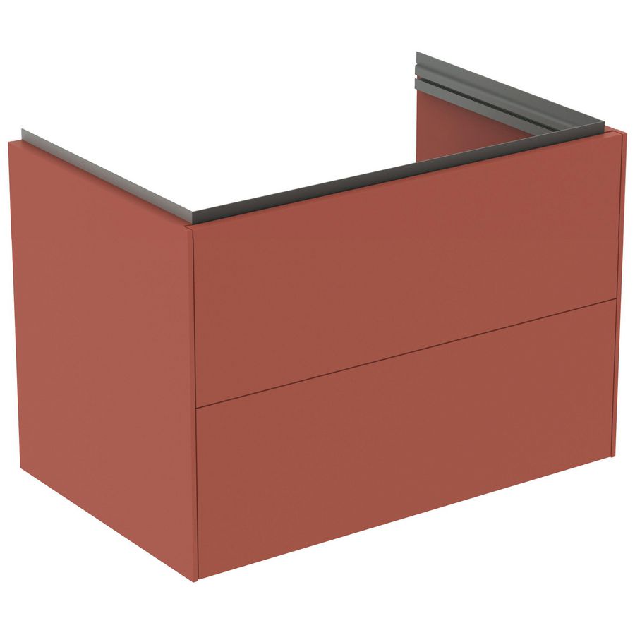 conca wastafelmeubel 800x505x555mm m 2 laden matt sunset T45