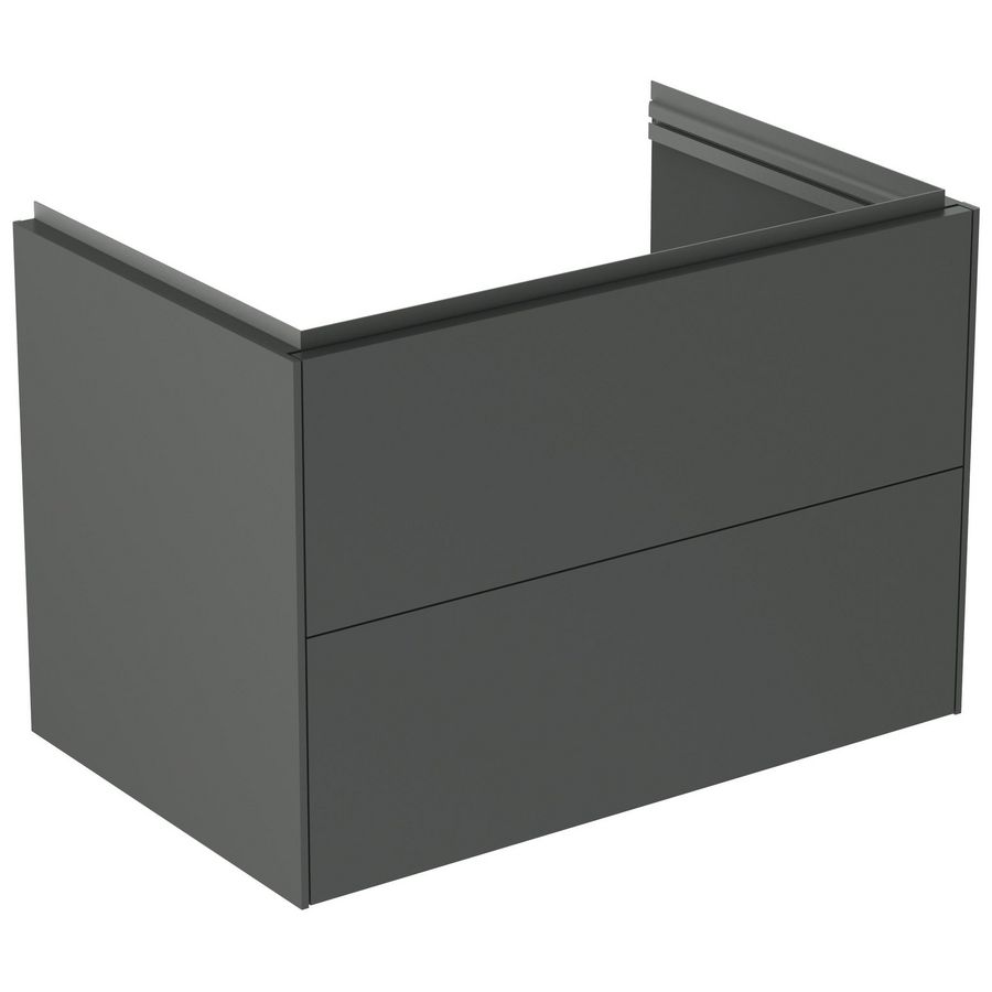 wastafelmeubel 800x505x555mm m 2 laden matt anthracite T4574