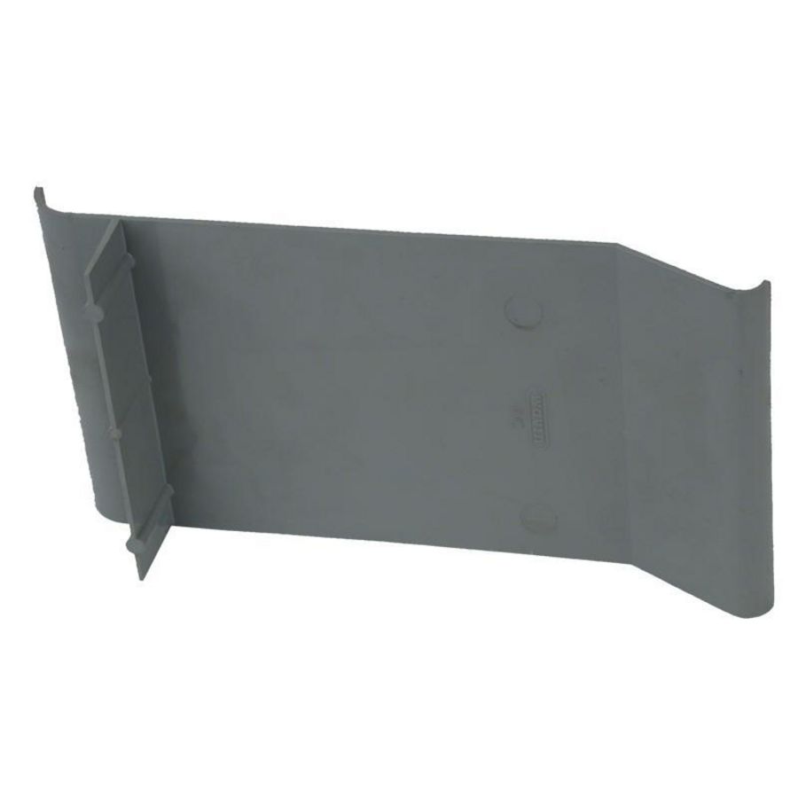 PVC bakgoot 187mm expansiestuk grijs