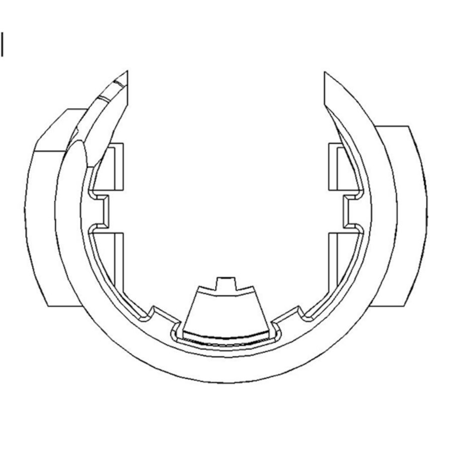 Bevestigingsklem zijpaneel Type 11/21/22/33