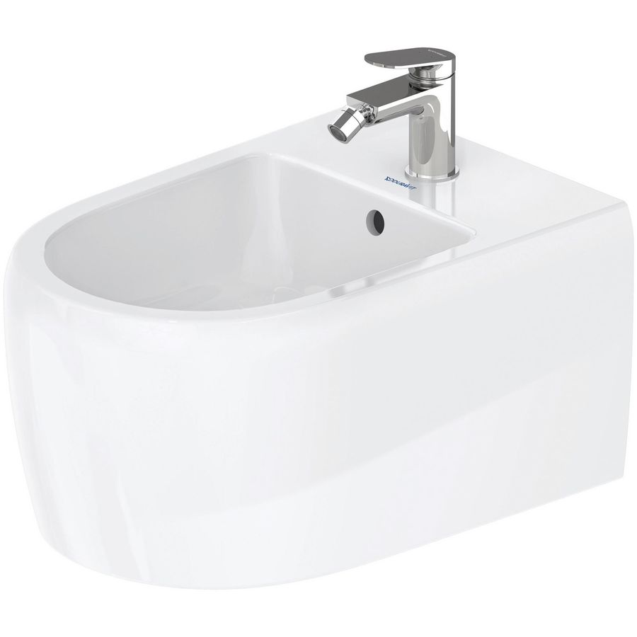 Qatego Wandbidet Wit Hoogglans 570mm 2263150000