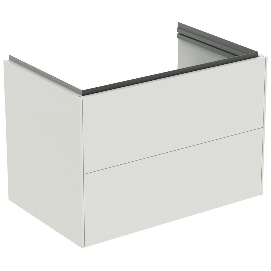 conca wastafelmeubel 800x505x555mm m 2 laden matt white T457