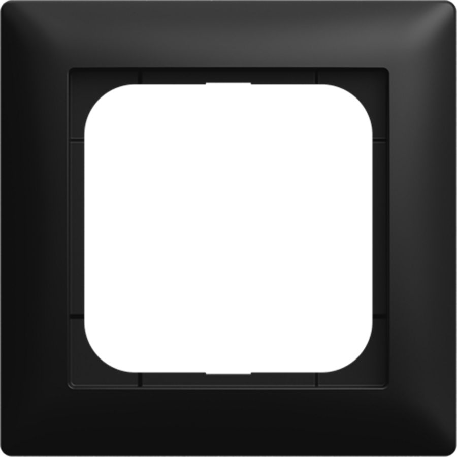 afdekraam 1-voudig SI-B-matzwart