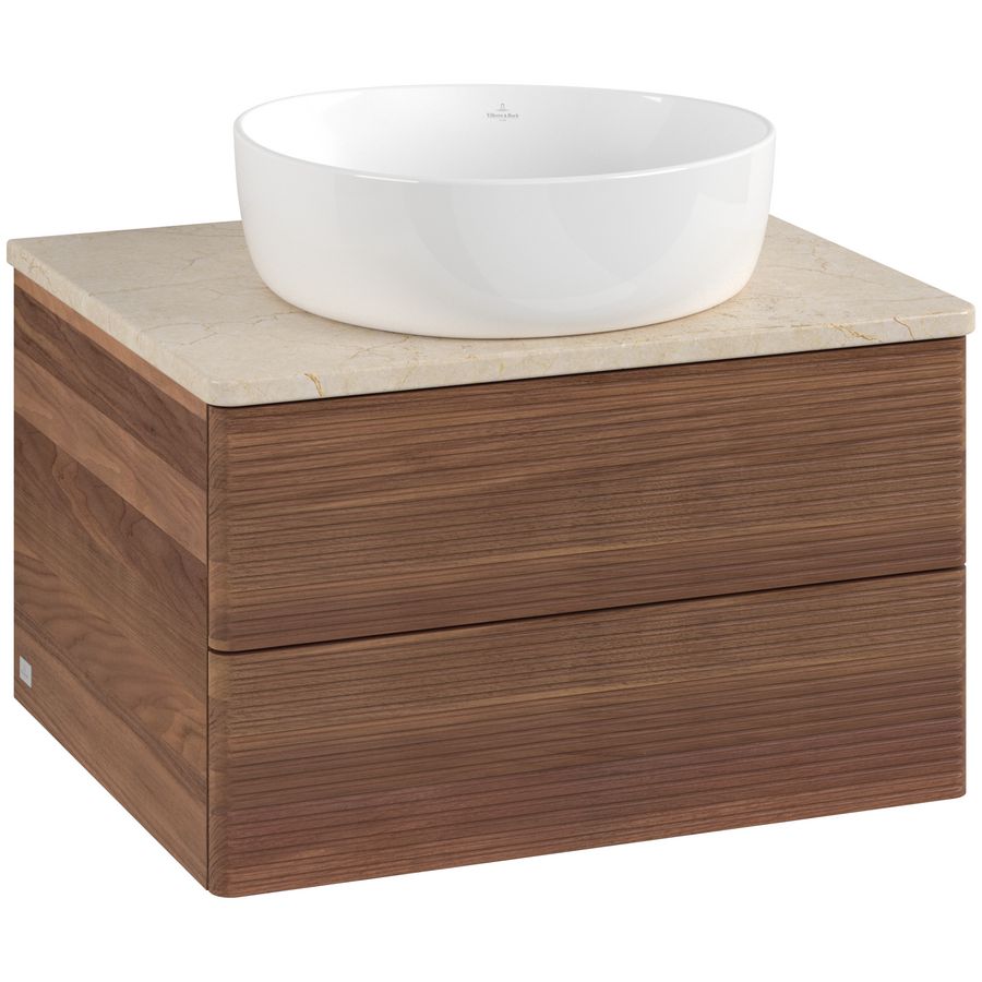 Wastafelonderkast Antao 600x360x500mm Warm Walnut K18113HM