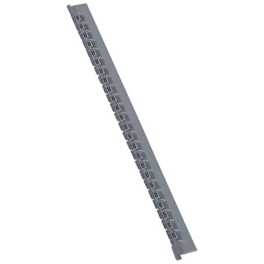 Codeerteken cijfer 8 grijs MemoCab VVE=600