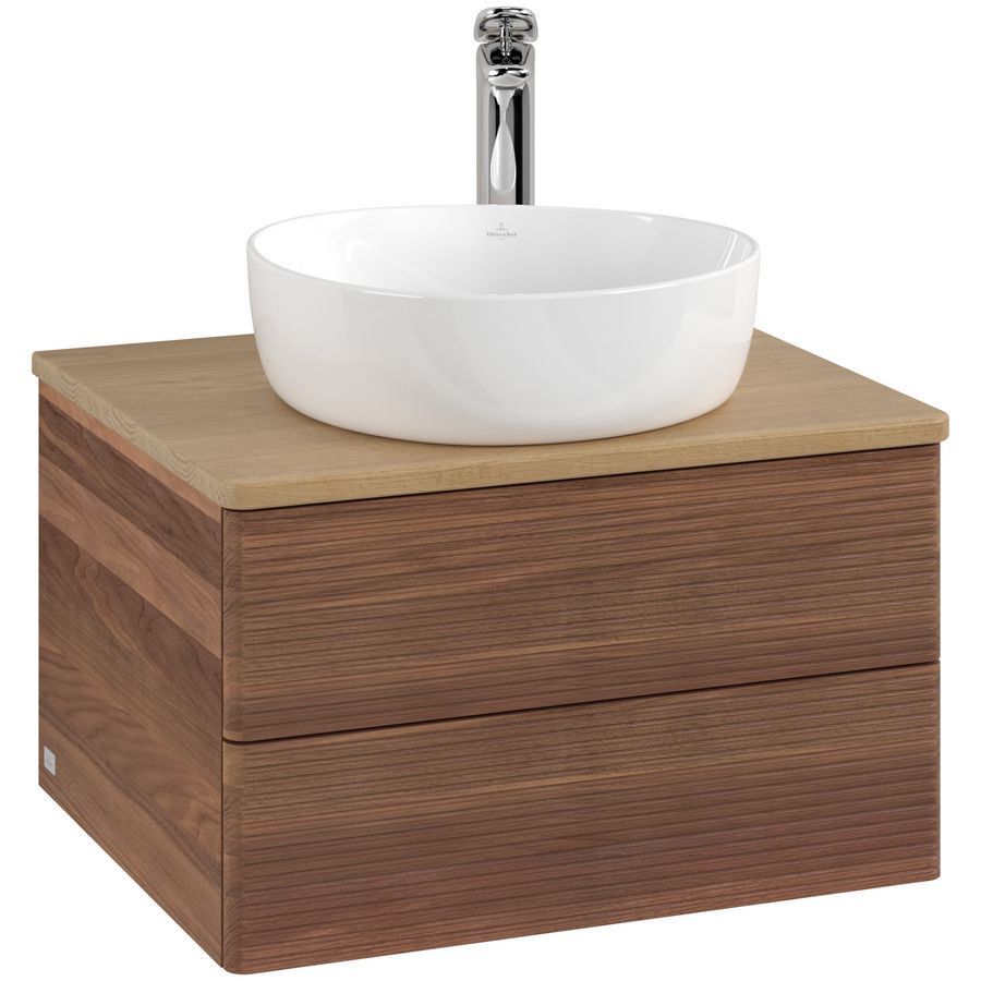 Wastafelonderkast Antao 600x360x500mm Warm Walnut K18151HM