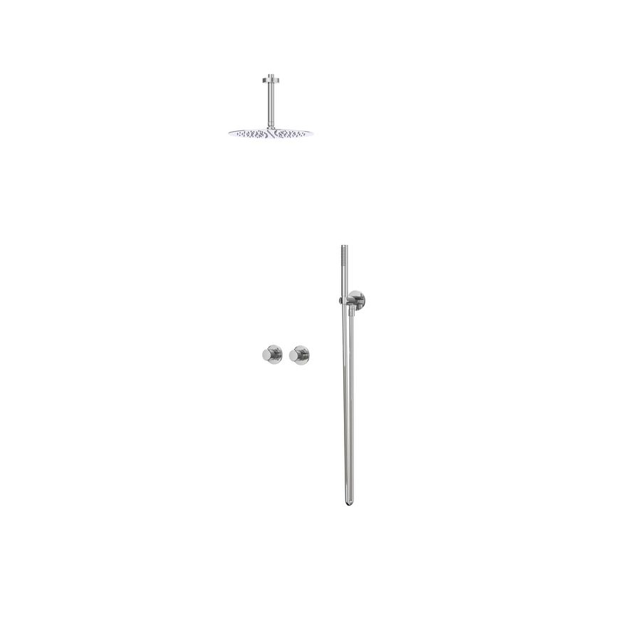 Afbouwdeel regendouche IVY combiset Nexus 3 inbouwthermostaat chroom CSN3EXCRACBA excl. inbouwbox