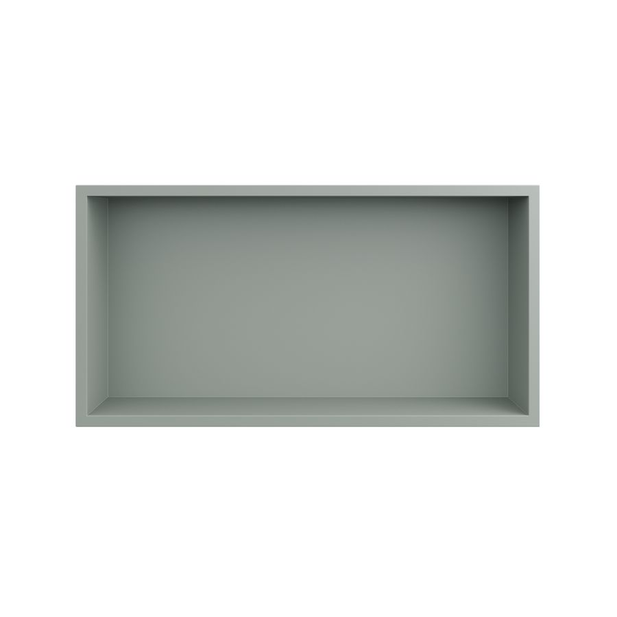 Inbouwnis Basic BOX 600x300x70mm flens kleur matt soft green