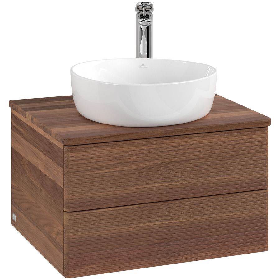 Wastafelonderkast Antao 600x360x500mm Warm Walnut K18152HM