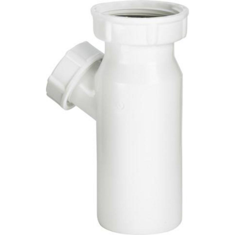 Verstelpijp 2x50x110 kunststof/wit VVE=5