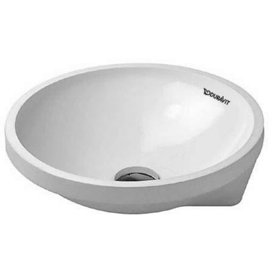 ARCHITEC #046340 inbouwwastafel 430mm wit zonder kraangat