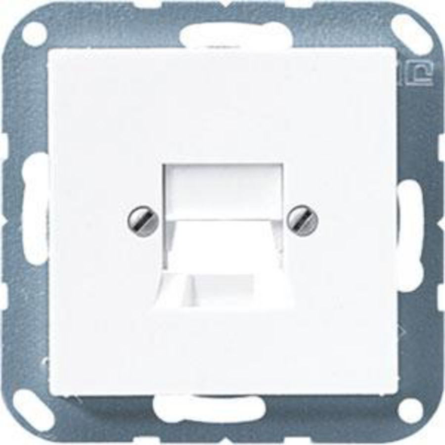 Afdekking AS500 a.wit voor mod.jack1-voudig VVE=10