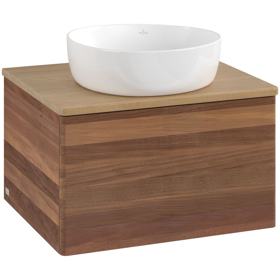 Wastafelonderkast Antao 600x360x500mm Warm Walnut K29011HM