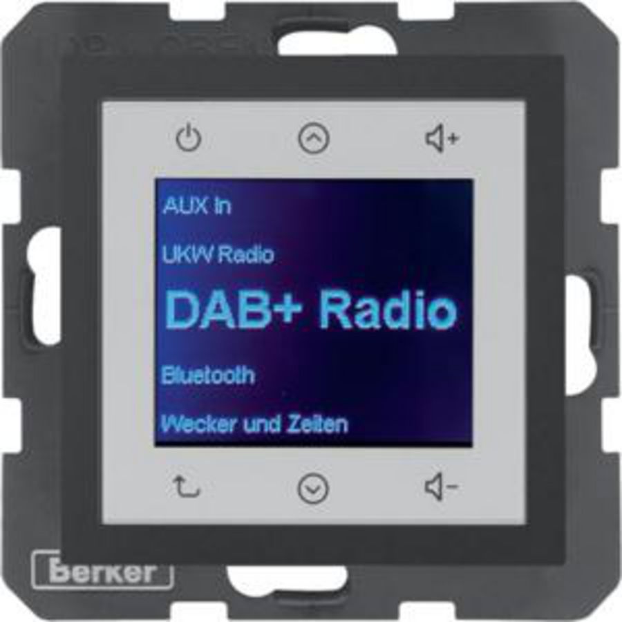 Radio Touch DAB+ berker S.1/B.3/B.7 antraciet mat
