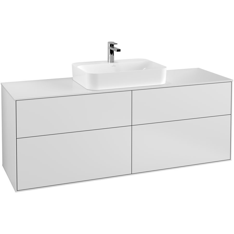 Wastafelonderkast Finion 1600x603x501mm White Matt Lacquer G44100MT