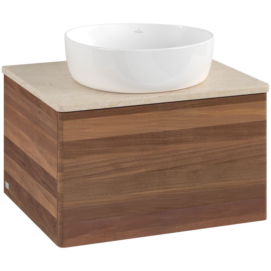 Wastafelonderkast Antao 600x360x500mm Warm Walnut K29013HM