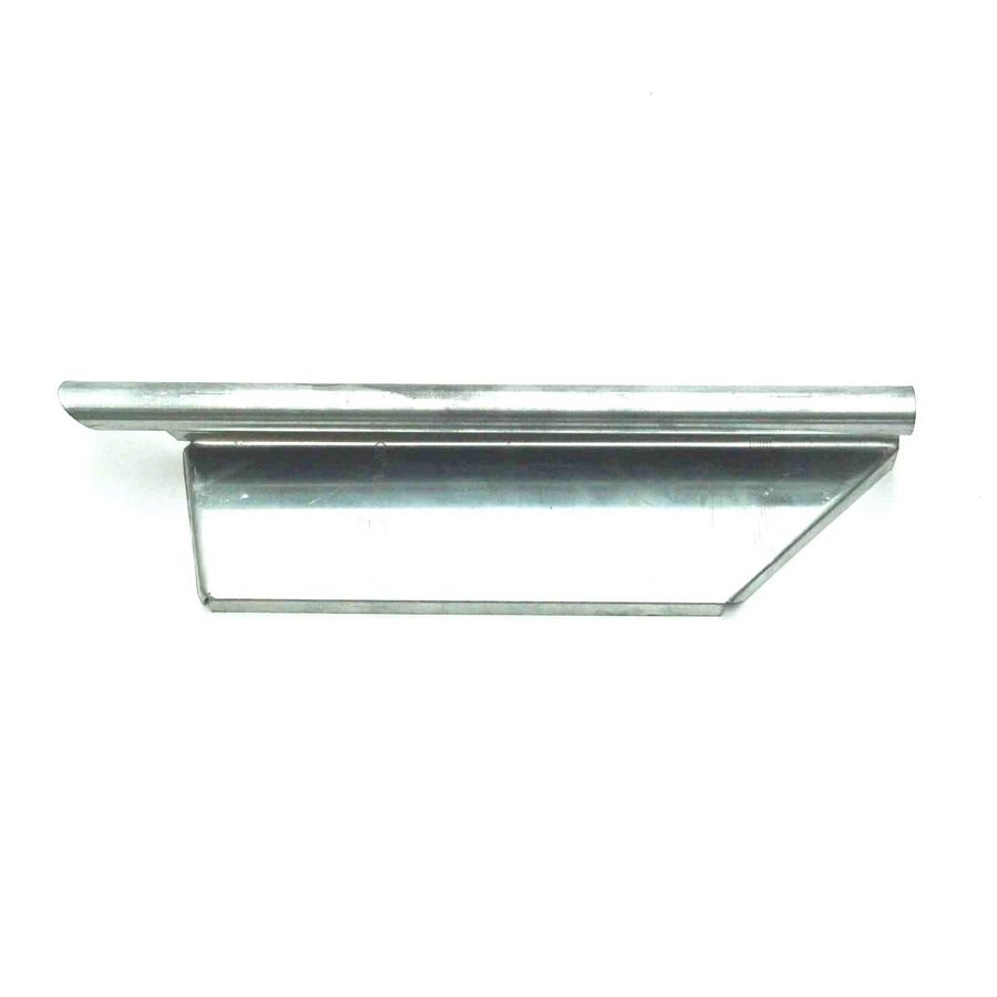 RHEINZINK walsblank kopschot B50 rechts 1,00/1,10mm
