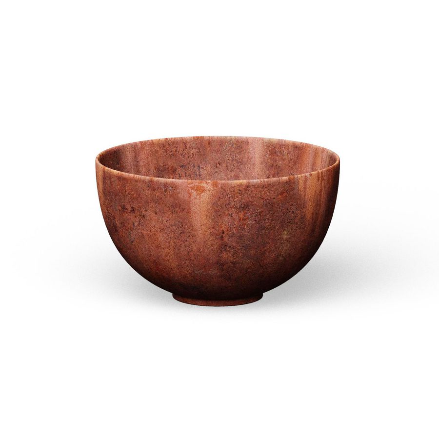 Opzetwaskom CERAMIC RAW Small Ø230mm kleur Rust