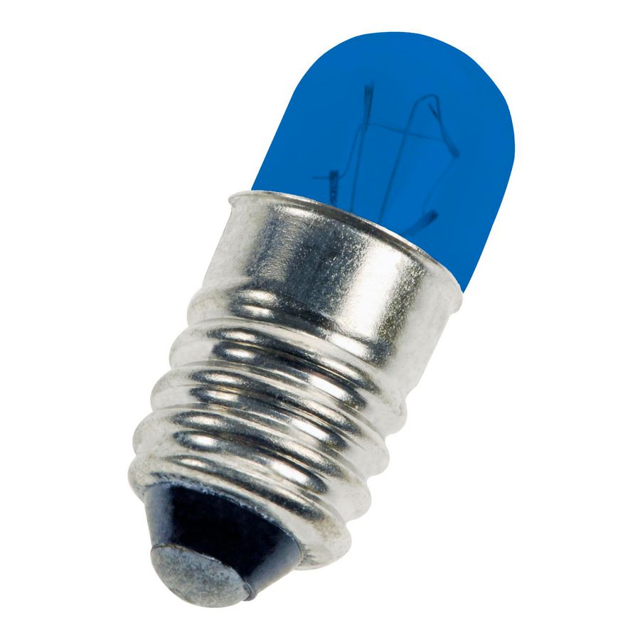 Signaleringslamp E10 T9X23 30V 40mA 1.2W C-2F blauw VVE=10