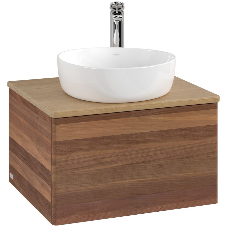 Wastafelonderkast Antao 600x360x500mm Warm Walnut K29051HM