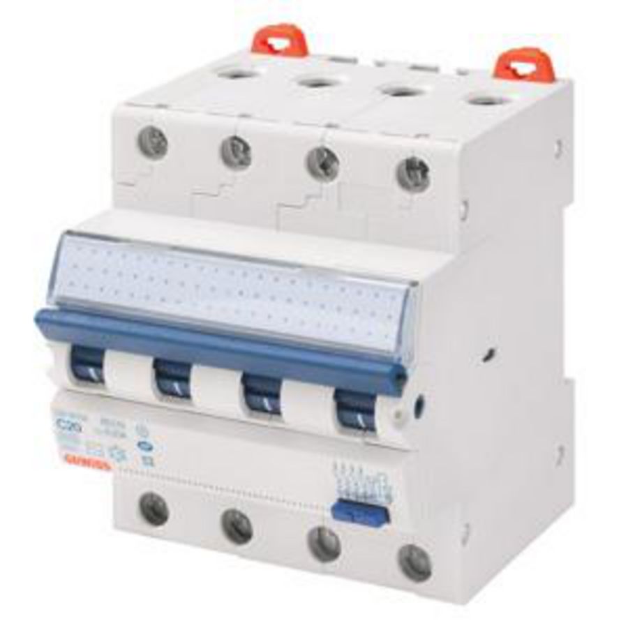 AARDLEKAUTOMAAT 4P B-KAR 10A 30mA TYPE-A 6KA 4 MODULE MDC60