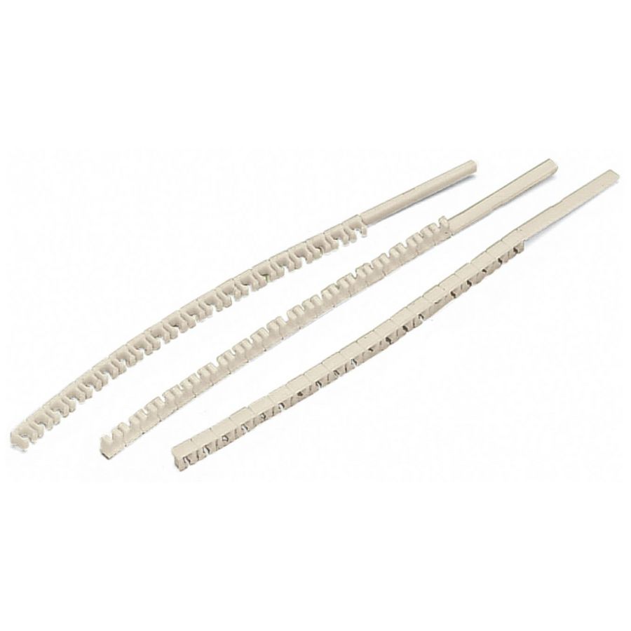 WCB-markeringsstrip bedrukt 0. 20x wit 249-250 VVE=10