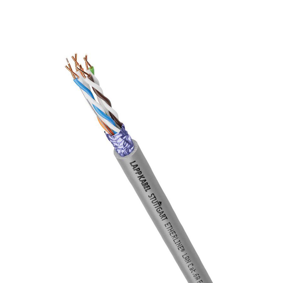 Haspel a 1000m. ETHERLINE LAN Cat.6A F/UTP 4x2xAWG23