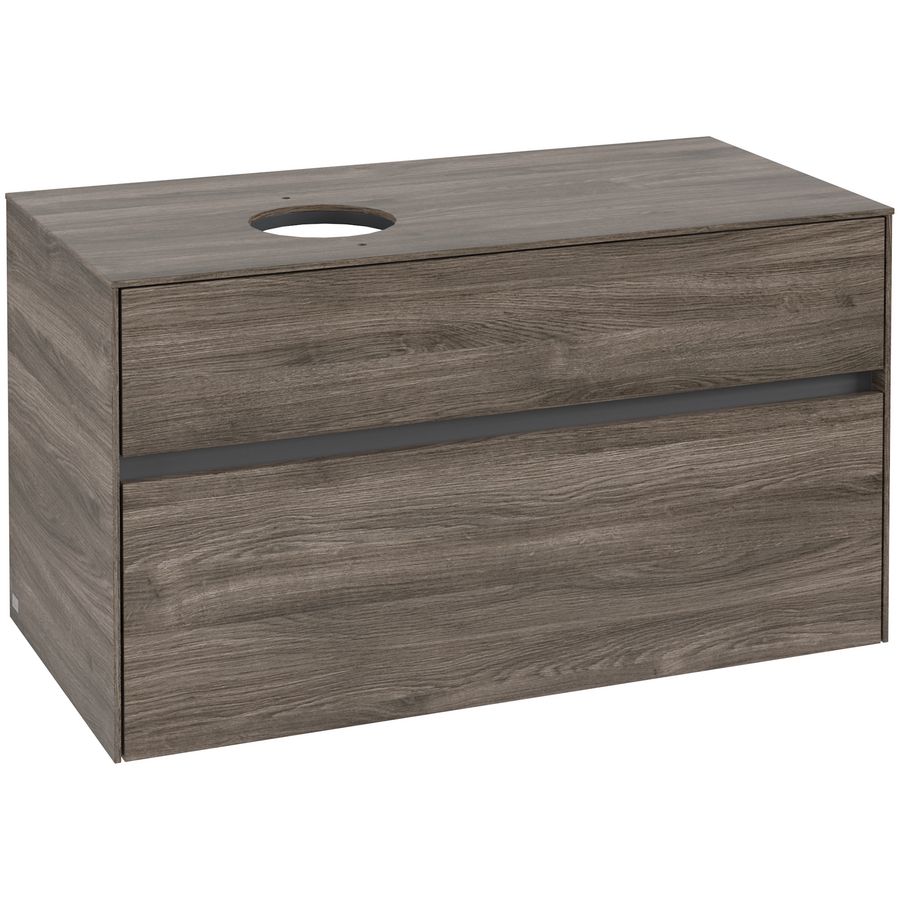 Wastafelonderkast Collaro 1000x548x500mm Stone Oak C03900RK