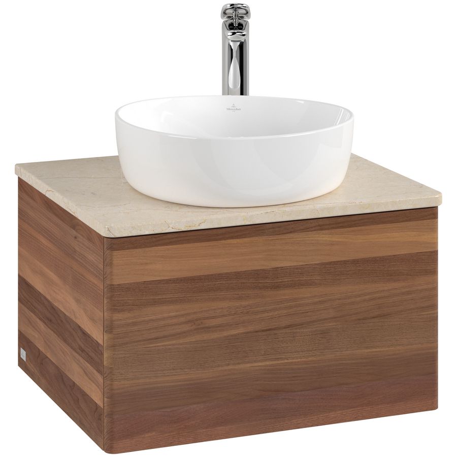 Wastafelonderkast Antao 600x360x500mm Warm Walnut K29053HM