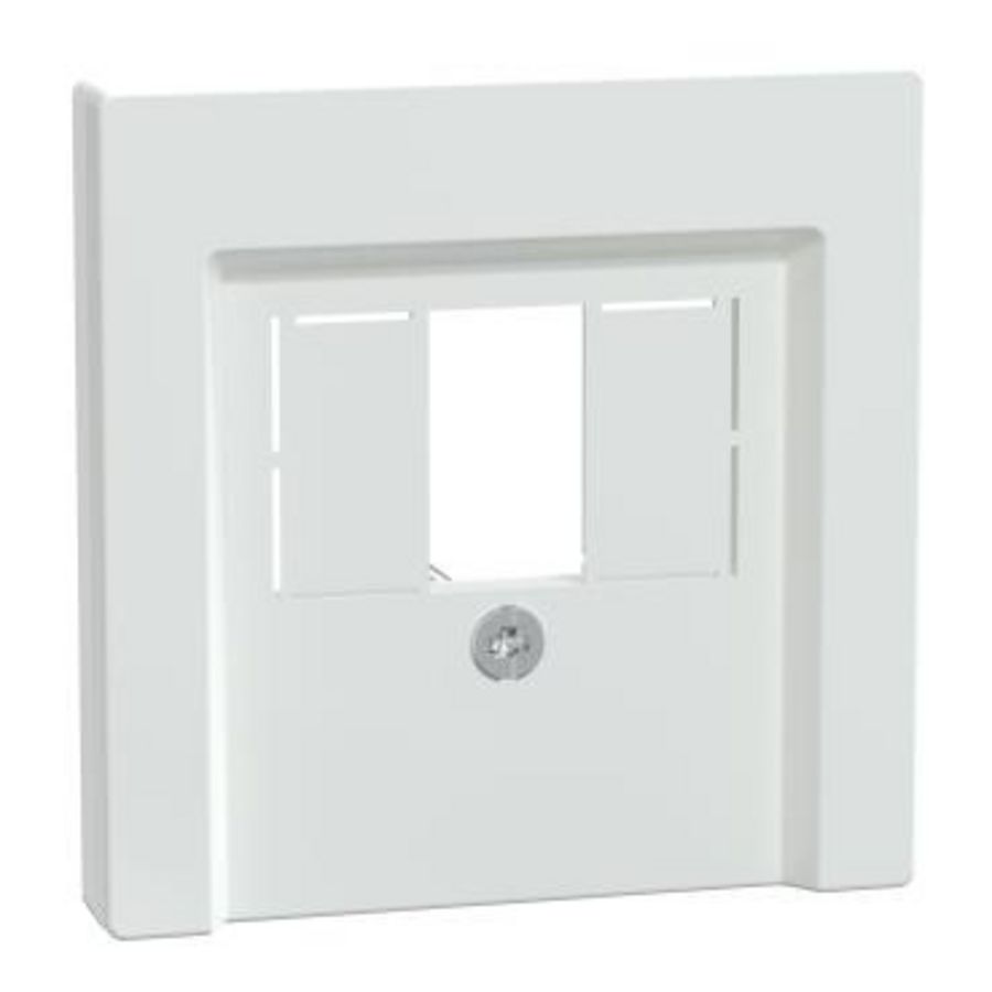 Systeem M CENTRAALPLAAT USB/HDMI ACTIEF WIT Systeem M