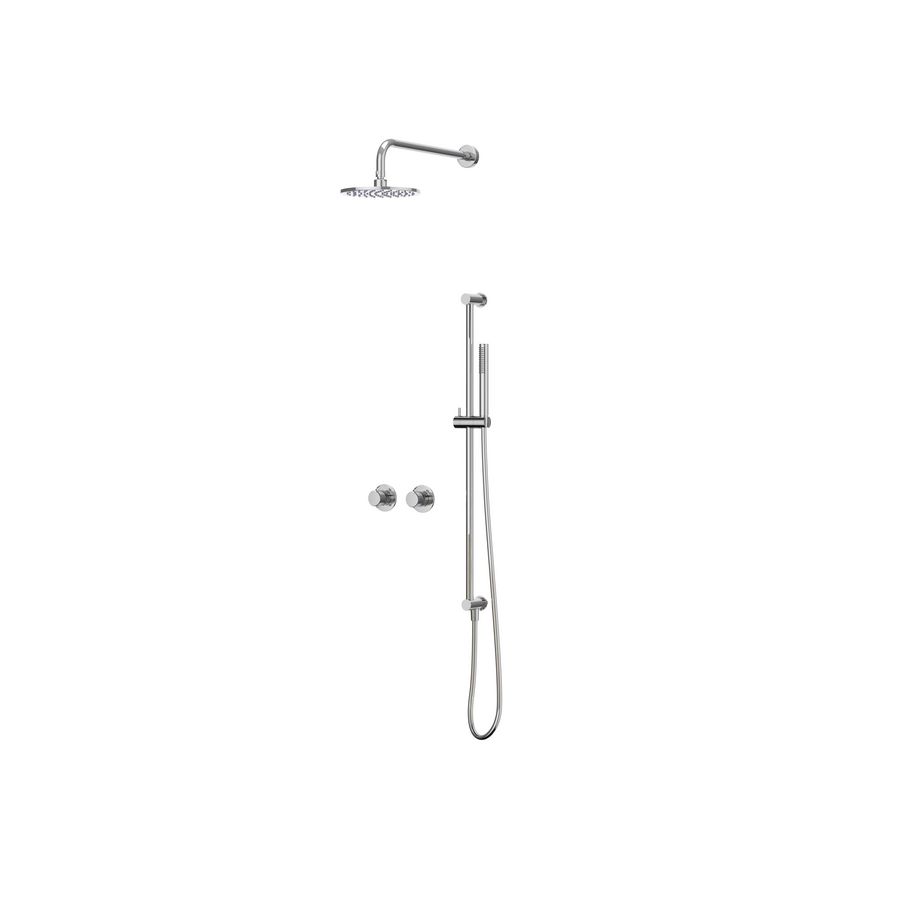 Afbouwdeel regendouche IVY combiset Nexus 3 inbouwthermostaat chroom CSN3EXCRADAB excl. inbouwbox