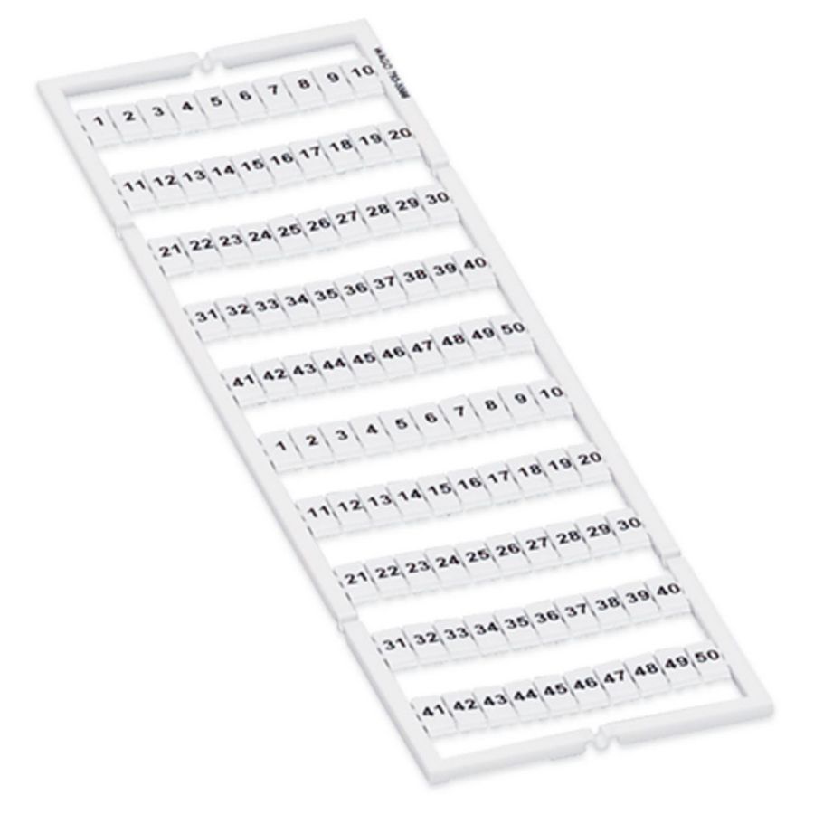 WMB-markeringskaart als kaart bedrukt wit 793-5566 VVE=5