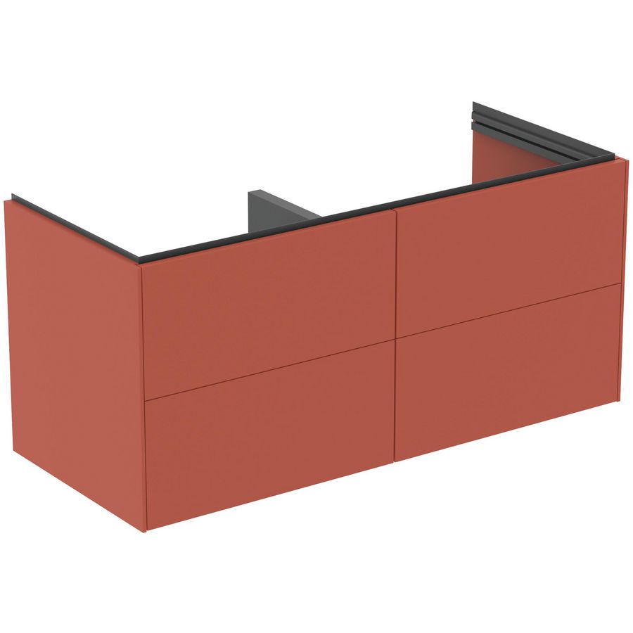 Wastafelmeubel 1200x505x550mm m. 4 Laden SC Matt Sunset Conca